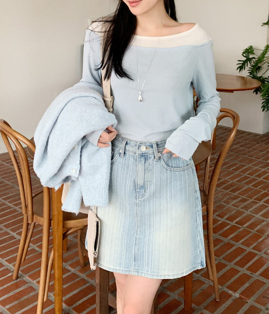 레이어드02 / Layered Cut Color Tee
