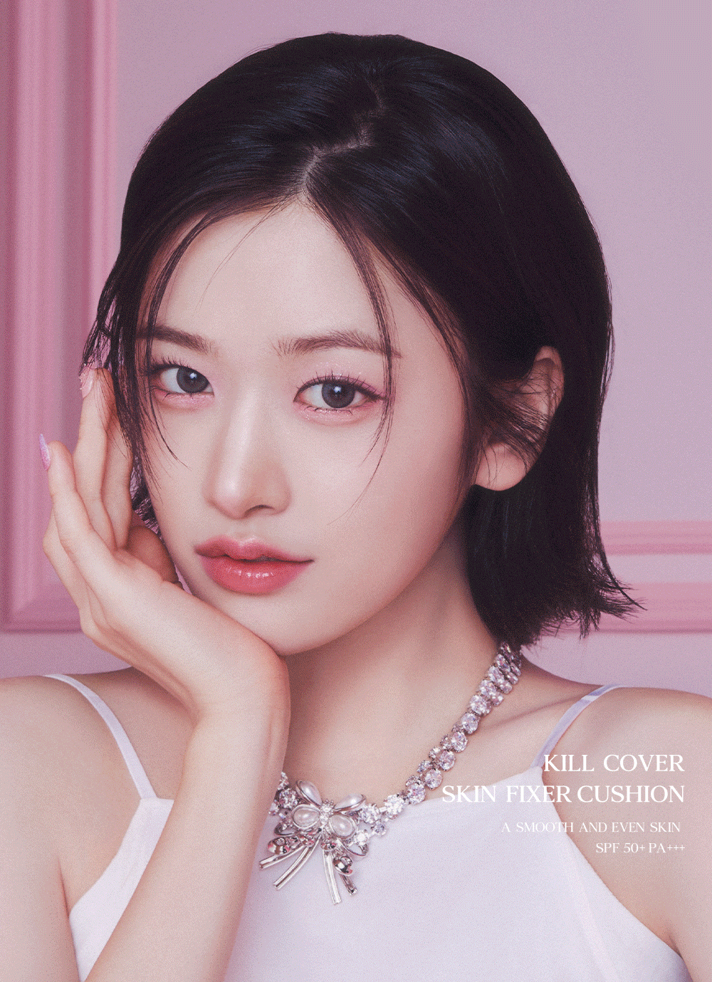 安俞真代言- CLIO Kill Cover Skin Fixer Cushion+ 加菲貓鑰匙扣