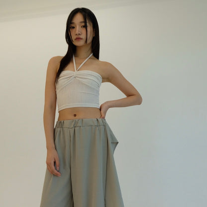 Svelte01 Long Culottes - Khaki
