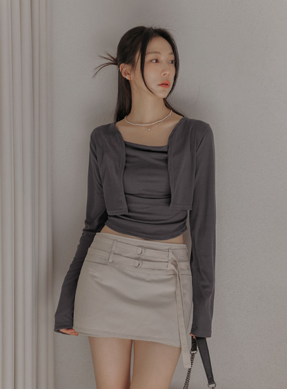 블리디C01 / Sleeveless Cardigan