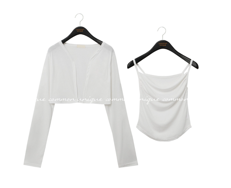 블리디C01 / Sleeveless Cardigan