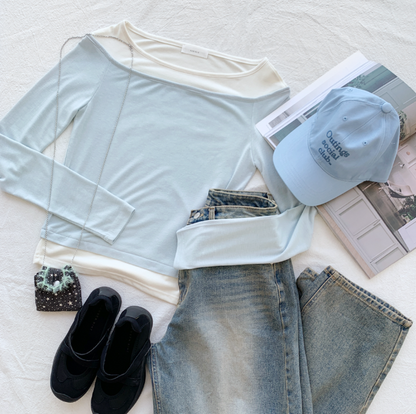 레이어드02 / Layered Cut Color Tee