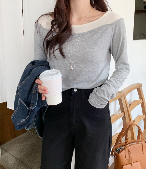 레이어드02 / Layered Cut Color Tee
