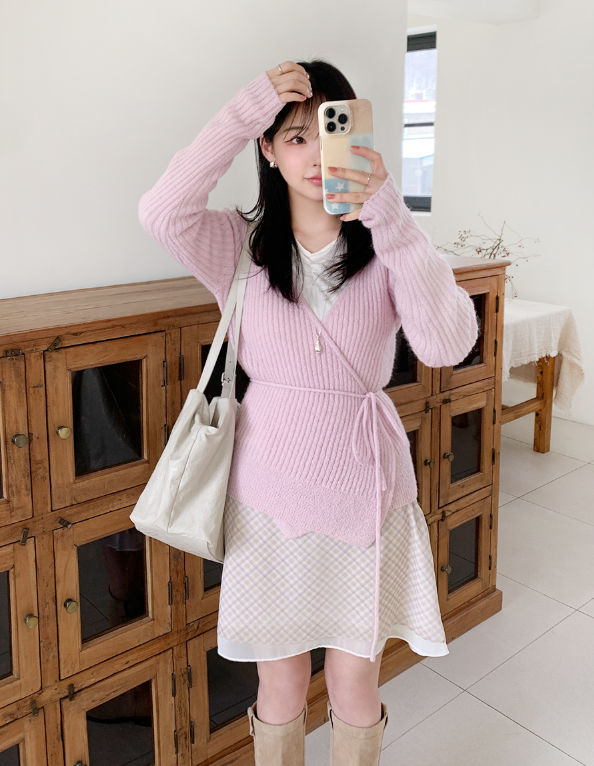 Pastel Chiffon Midi SK/ 파스텔01