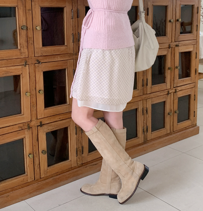 Pastel Chiffon Midi SK/ 파스텔01