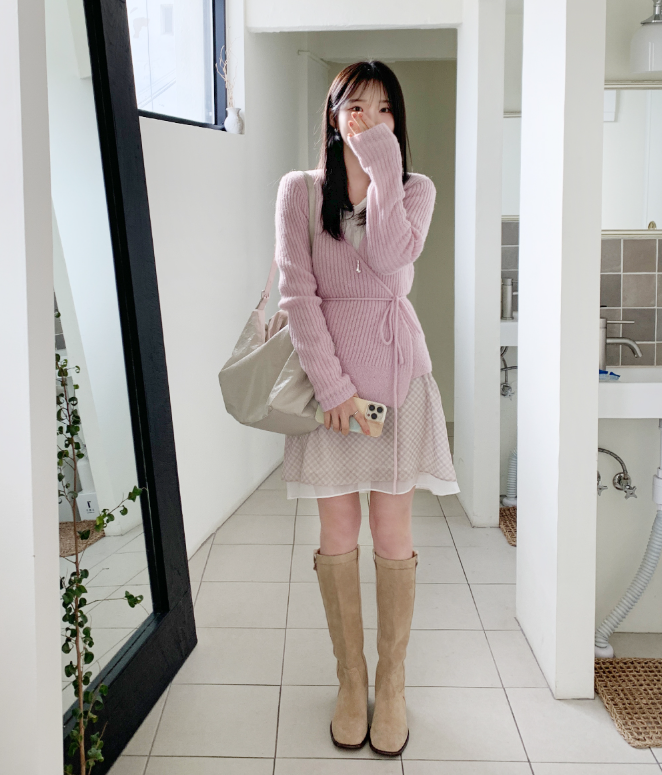 Pastel Chiffon Midi SK/ 파스텔01
