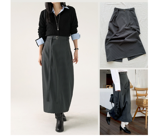 Label Millerst Long SK + Belt / 밀러스트01