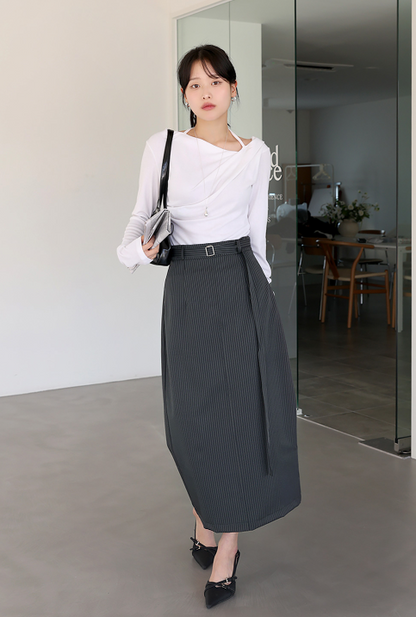 Label Millerst Long SK + Belt / 밀러스트01
