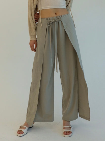 Svelte01 Long Culottes - Khaki