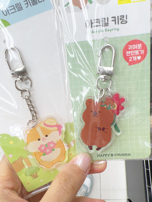 🐹Animals Keyring🐇