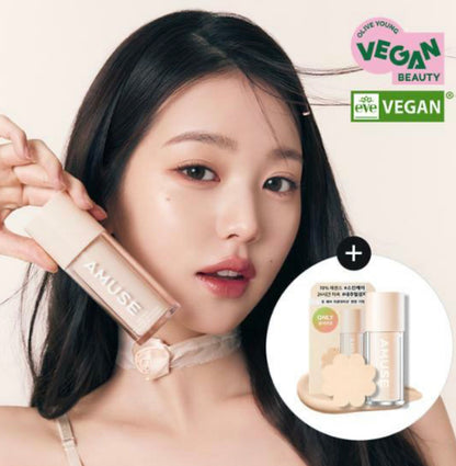 張員瑛代言- AMUSE Dew Wear Foundation 自然精華養膚粉底液