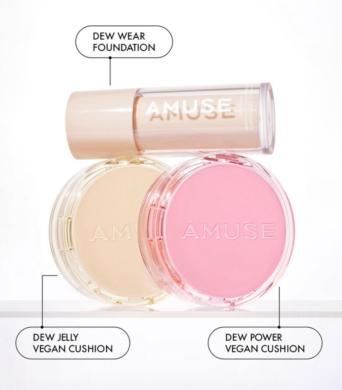 張員瑛代言- AMUSE Dew Wear Foundation 自然精華養膚粉底液