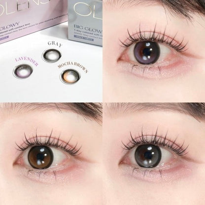 OLENS 大眼款BigGlowy One Day Lavender 10pcs